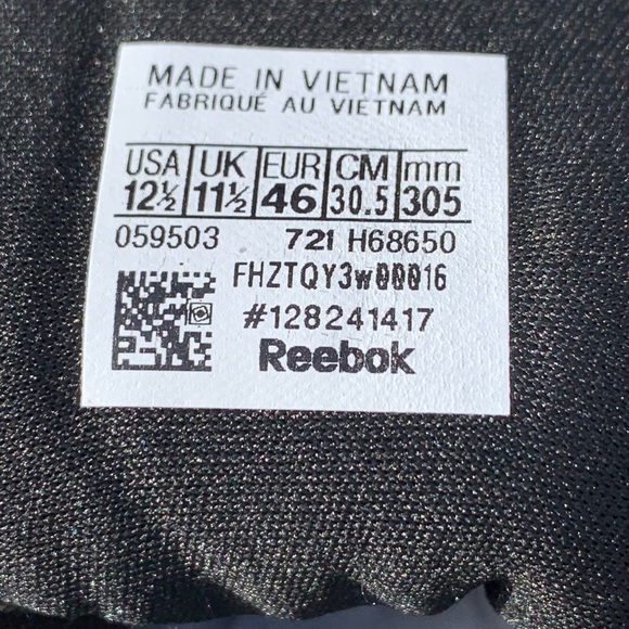 Reebok Men's Classic Leather Legacy AZ | Size 12.5 | Black # H68650 - Picture 11 of 16